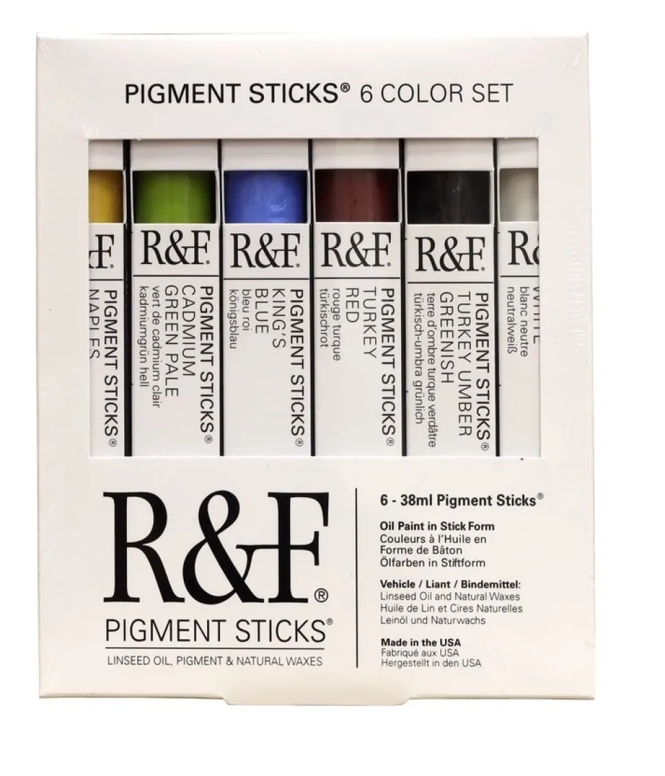 Set 6 Barras de pigmento al óleo Introductory R&F 38ml