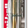 Set 3 Bolígrafos de Gel Signo Broad Colores Metálicos Uni-Ball