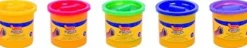 Set 5 Botes de plastilina multicolor Soft Blandiver Jovi