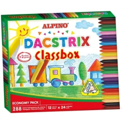 Set 288 ceras de colores Dacstrix ClassBox Alpino