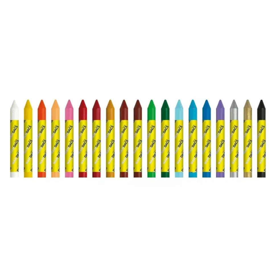 Set 15 ceras de colores gigantes para niños MaxiDacs Alpino