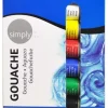 Set 6 gouache Simply Daler-Rowney 12ml