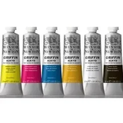 Set 6 óleos surtidos Griffin Alkyd Winsor & Newton 37ml