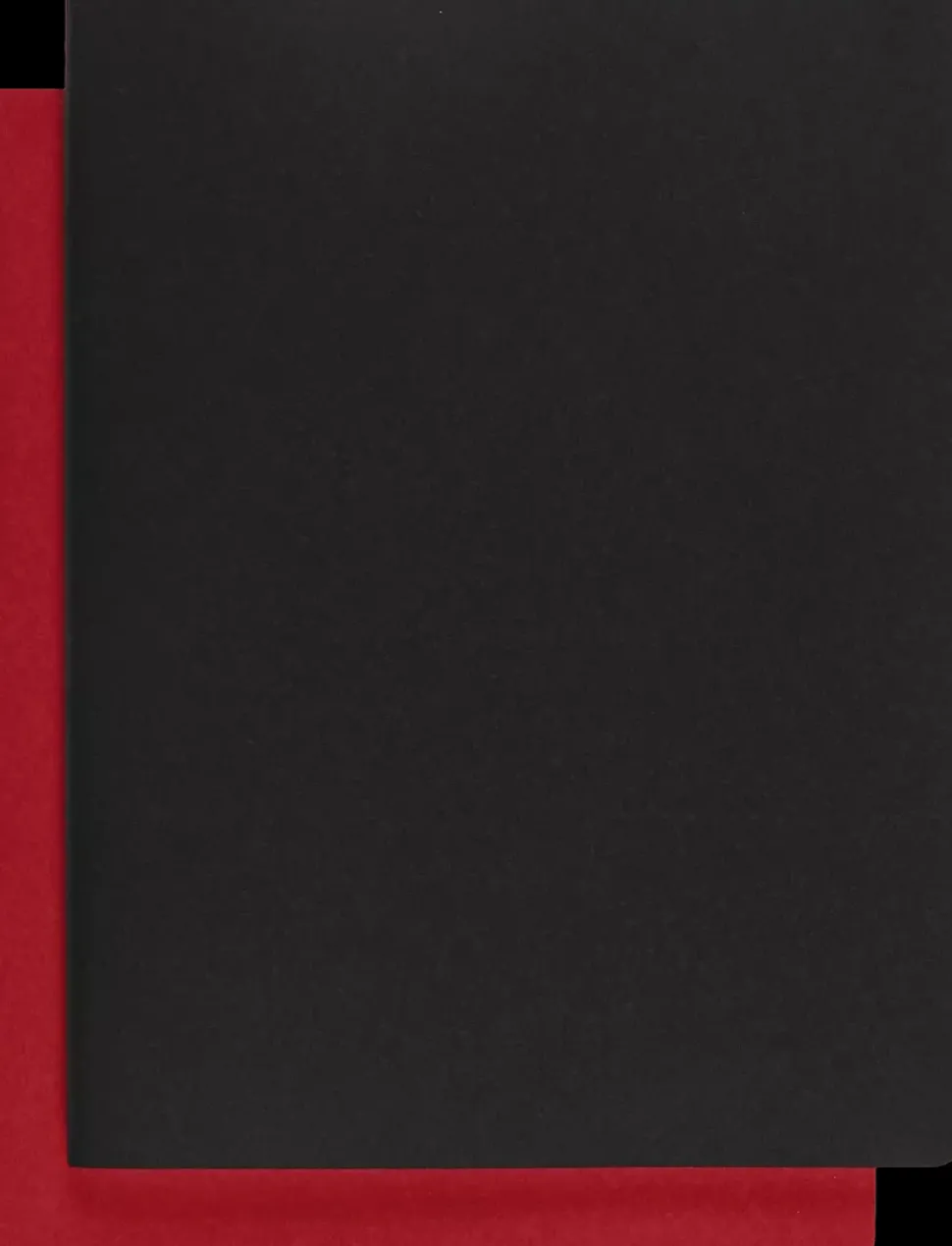Set 2 Libretas Roja Negro Cahier Subject Moleskine 19x25cm