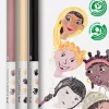 Set 3 Lápices Bicolor Niños del Mundo Faber-Castell