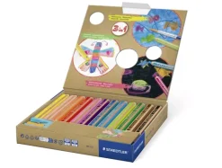 Set 12 lápices cera acuarelables Junior Noris 140 Staedtler