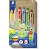 Set 6 lápices cera acuarelables Junior Noris 140 Staedtler