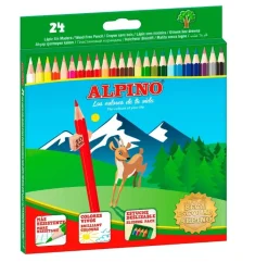 Set 24 Lápices De Colores Alpino