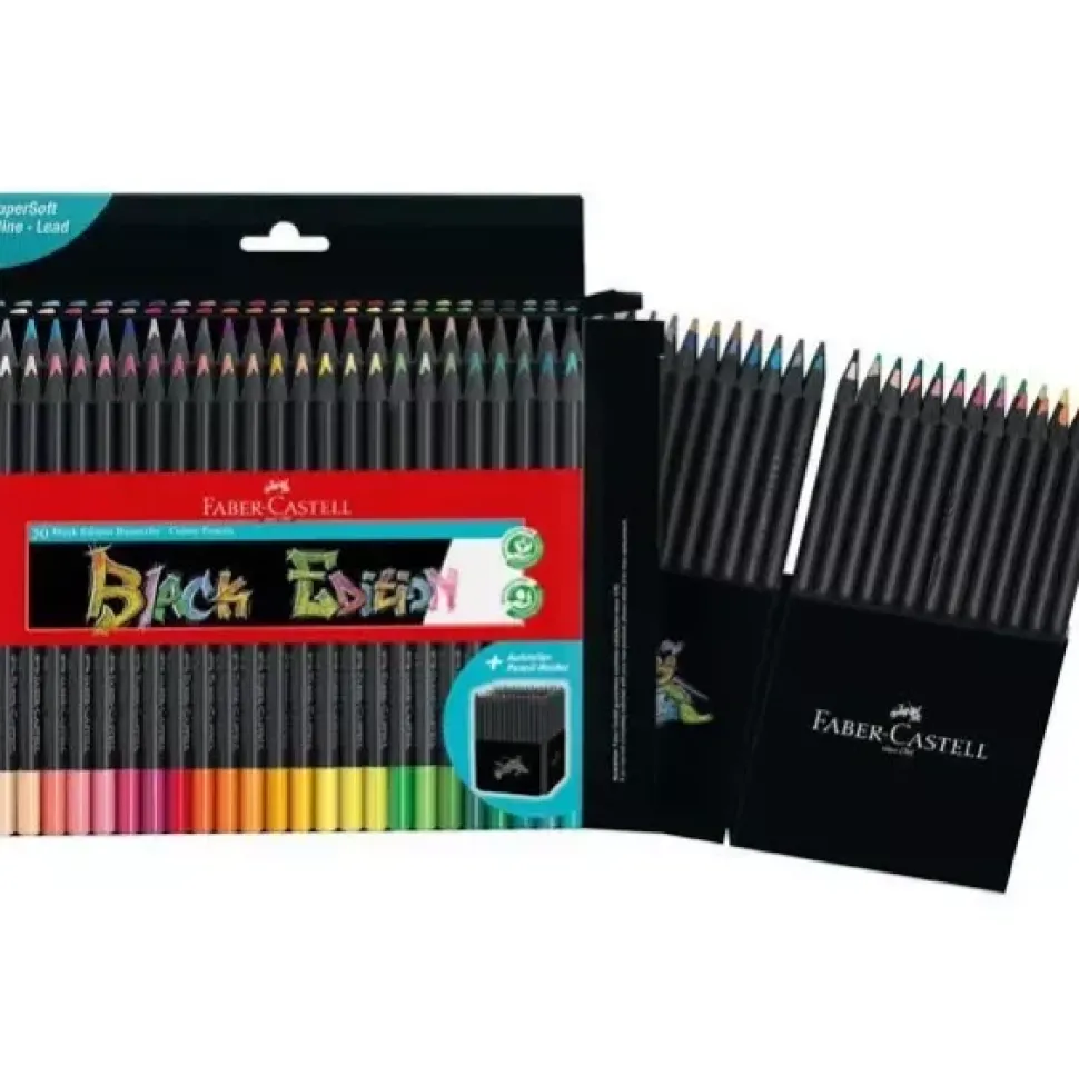 Set 50 Lápices de Colores Black Edition Faber-Castell