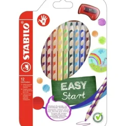 Set 12 Lápices Easy Start STABILO EasyColors Diestros