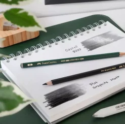 Set 5 lápices Grafito Ultra Black A Pitt Graphite Matt Faber-Castell