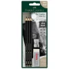 Set 5 lápices Grafito Ultra Black B Pitt Graphite Matt Faber-Castell