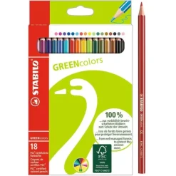 Set 18 Lápices STABILO Greencolors