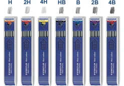 Set 12 minas Mars Carbon Staedtler 2mm
