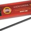 Set 6 minas negras medias 8673 nº2 Gioconda Koh-i-noor 5,6mm