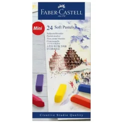 Set 24 Mini Pasteles Blandos Creative Studio Quality Faber-Castell