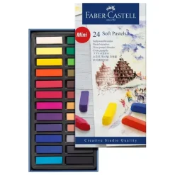 Set 24 Mini Pasteles Blandos Creative Studio Quality Faber-Castell