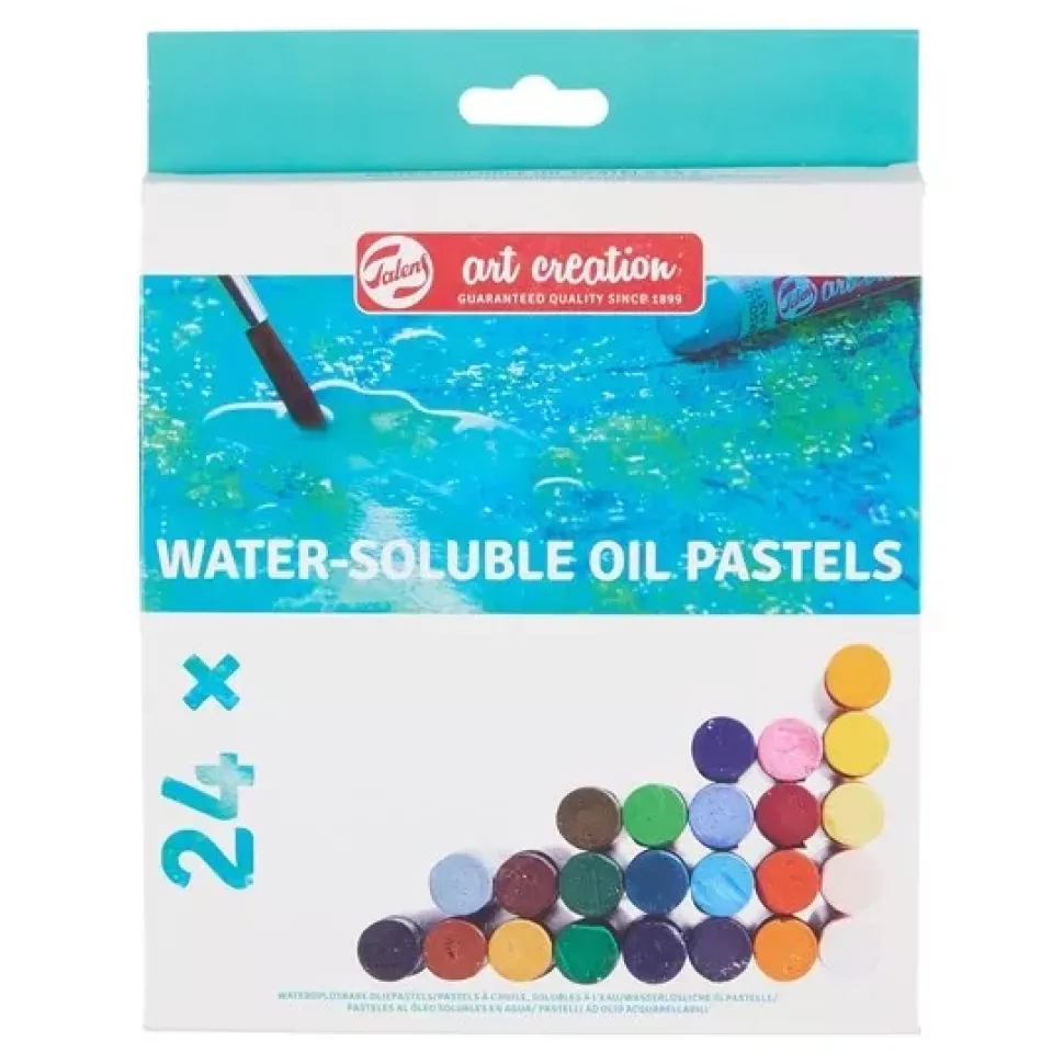 Set 24 Pasteles al Óleo Solubles en Agua Art Creation
