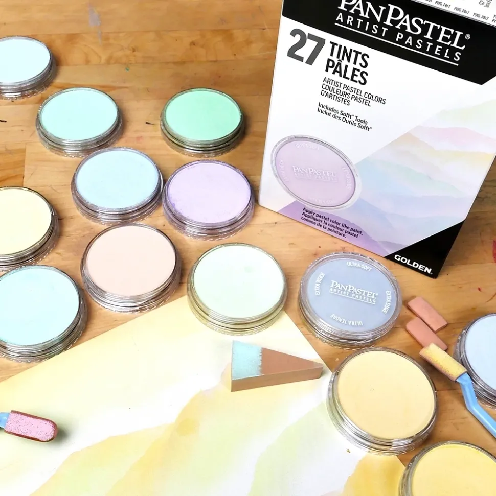 Set 27 Pasteles concentrados Tints y herramientas PanPastel 9ml