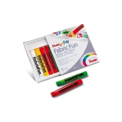 Set 7 Pasteles Textiles Fabric Fun Pentel