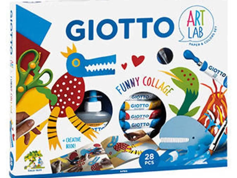 Set 28 piezas dibujo collage Giotto
