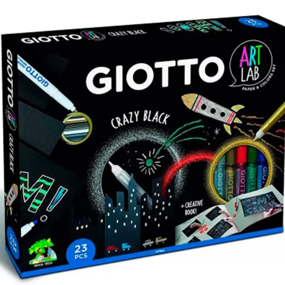 Set 23 piezas dibujo Crazy Black Giotto