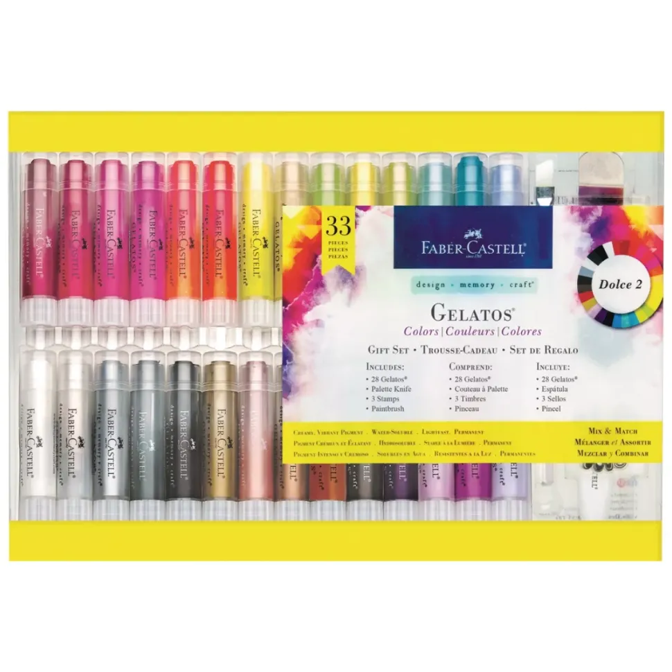 Set 33 piezas Dolce 2 Gelatos Mix and Match Faber-Castell