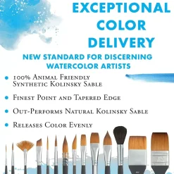 Set 4 Pinceles Aqua Elite Professional Princeton