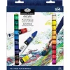 Set 24 Pinturas Acrílicas Royal & Langnickel 12ml