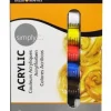 Set 6 pinturas acrílicas Simply Daler-Rowney 12ml