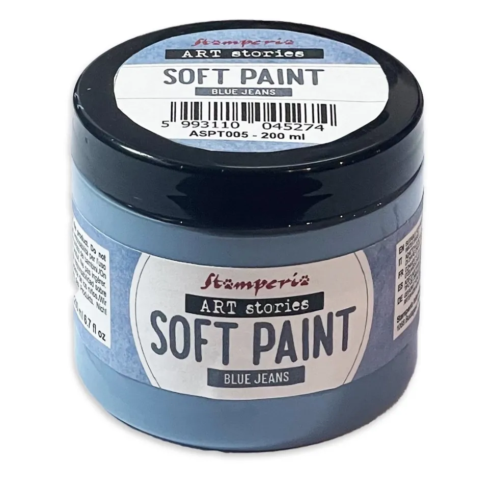 Set 6 pinturas Soft Paint Art Stories Stamperia 200ml