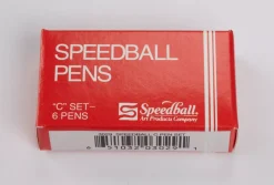Set 6 plumillas planas serie C Speedball