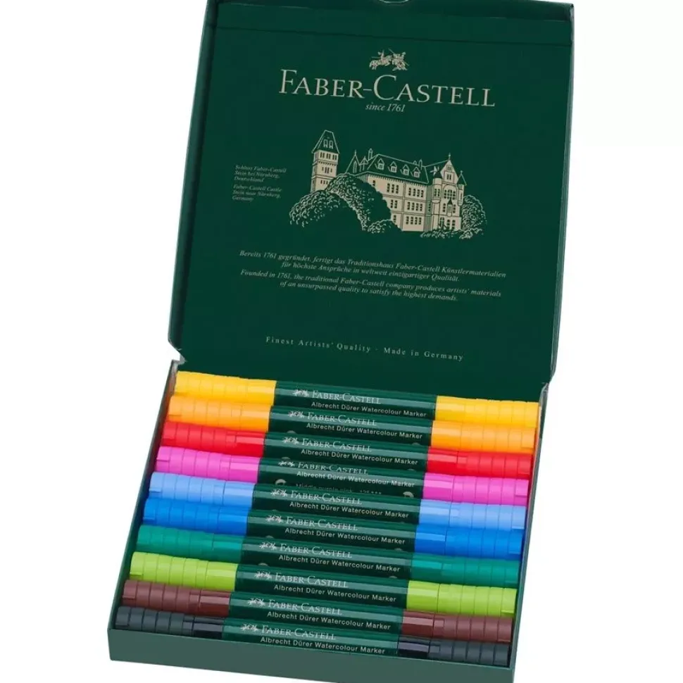 Set 10 Rotuladores Acuarelables Albrecht Dürer Faber-Castell