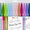 Set 12 Rotuladores Brush Sign Pen Pentel