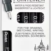 Set 5 Rotuladores Calibrados Pointliner Pentel