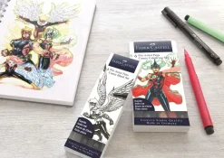 Set 4 rotuladores Comic Gris Pitt Artist Pen Faber-Castell