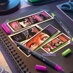 Set 6 Rotuladores Doble Punta Portrait Goldfaber Sketch Faber-Castell