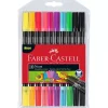 Set 10 Rotuladores Doble Punta Fluorescentes Classic Faber-Castell
