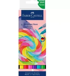 Set 6 Rotuladores Doble Punta Candy Shop Goldfaber Aqua Faber-Castell
