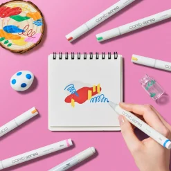 Set 6 rotuladores multisuperficie Vivid Colors Acrea Copic