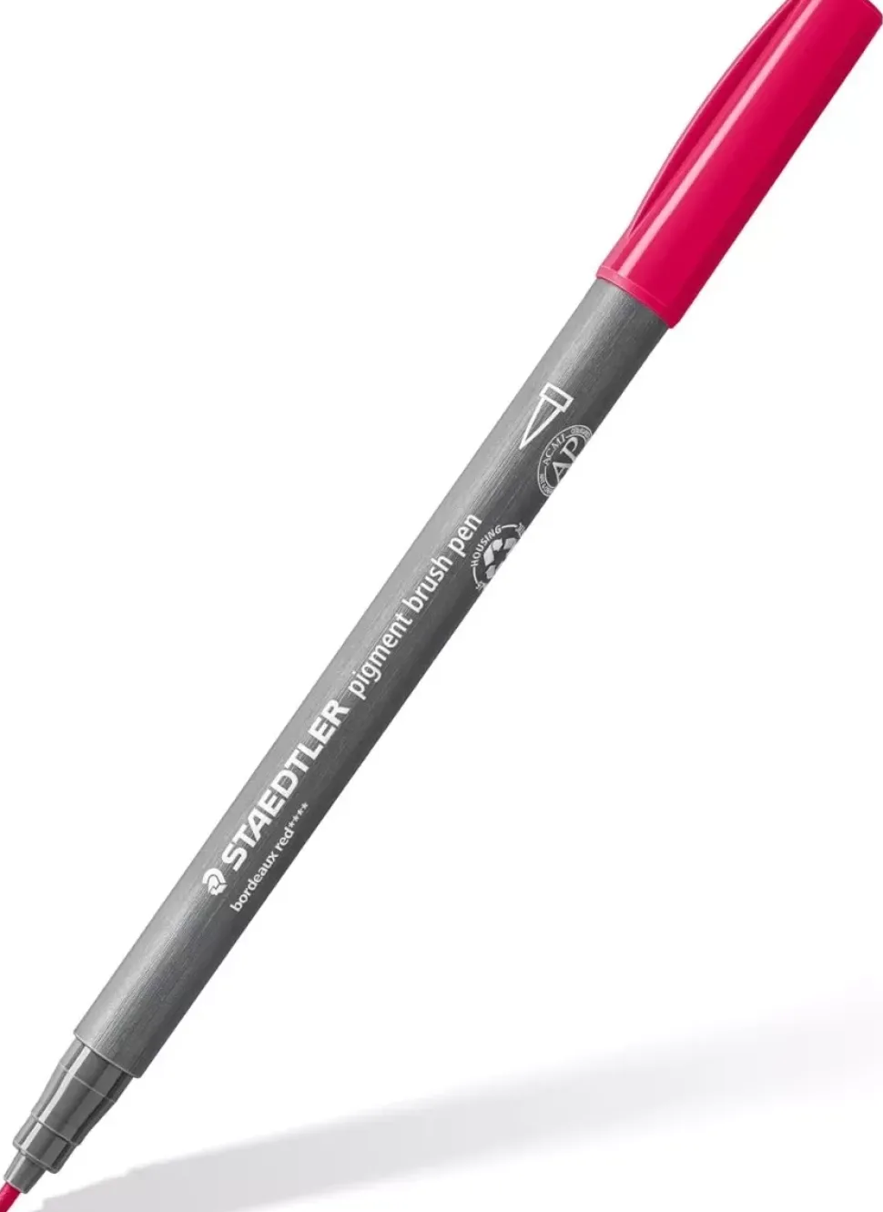 Set 12 Rotuladores pincel colores básicos Multi Ink Staedtler