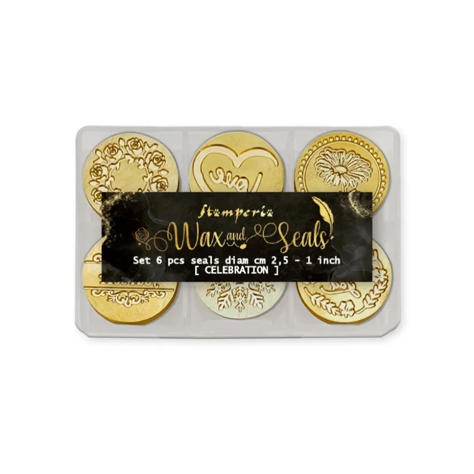 Set 6 sellos de lacre Wax and Seals Stamperia