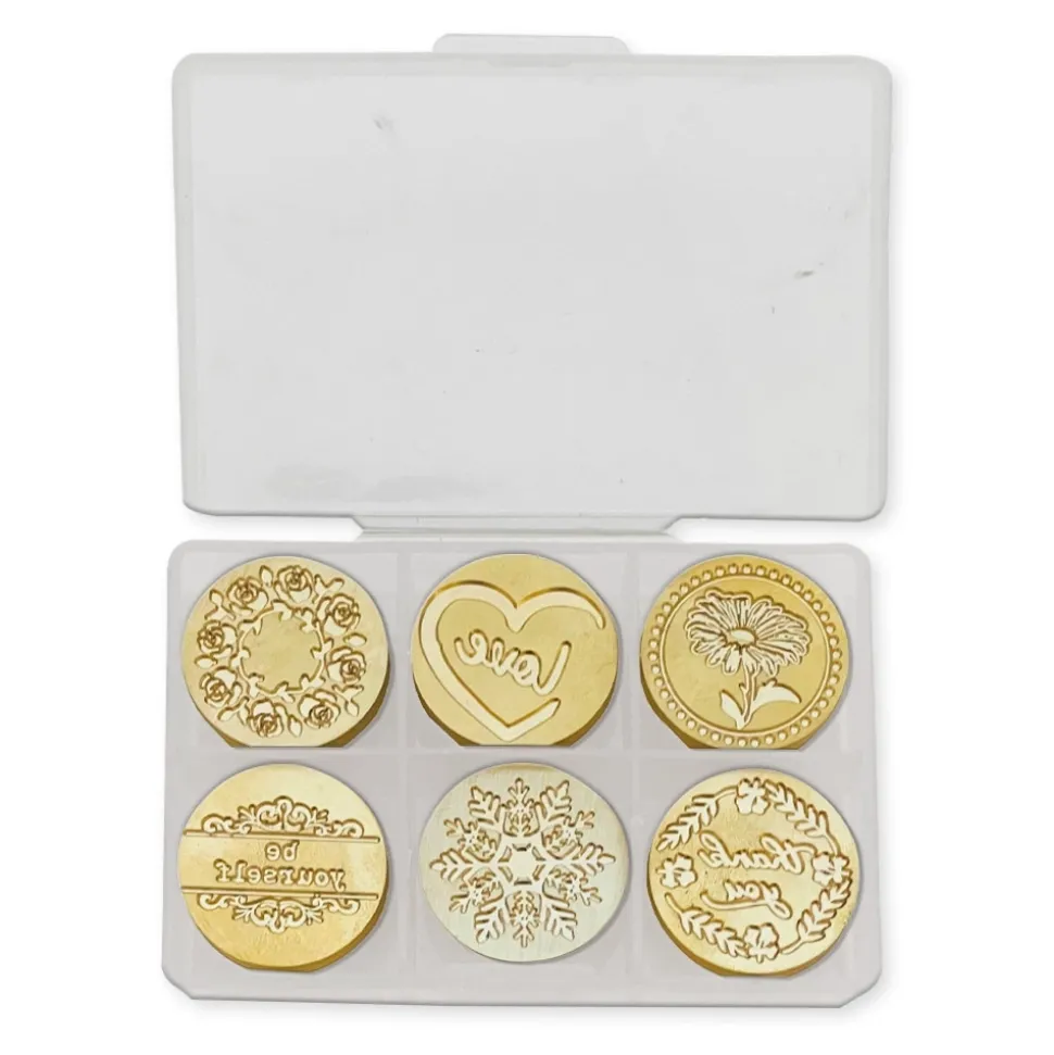 Set 6 sellos de lacre Wax and Seals Stamperia