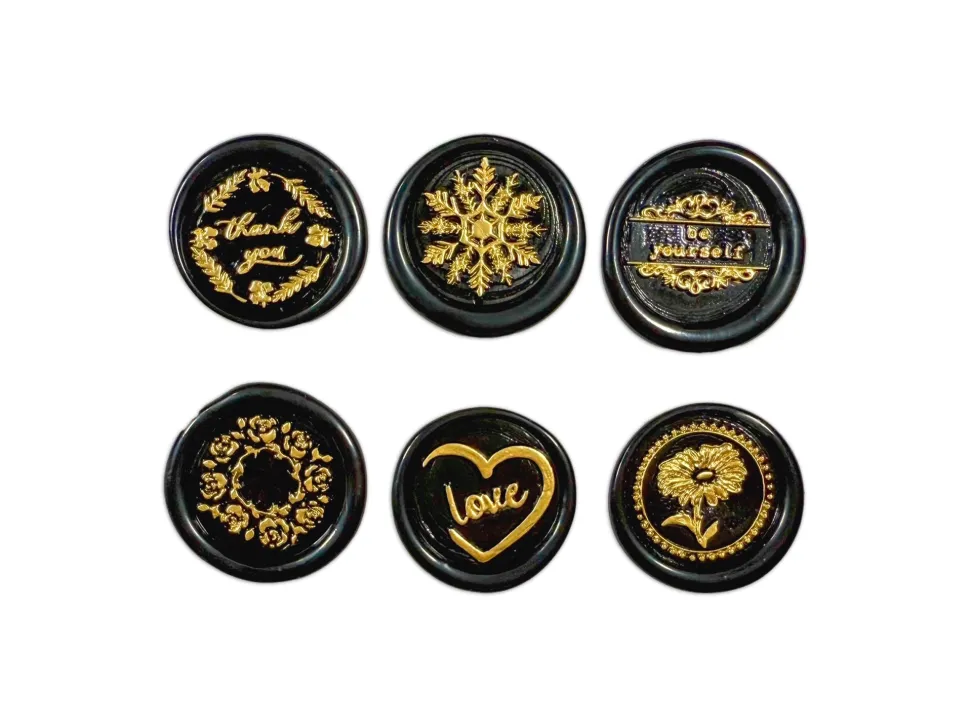 Set 6 sellos de lacre Wax and Seals Stamperia