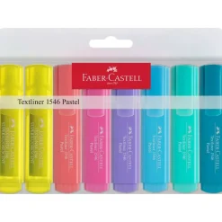 Set 8 Subrayadores Pastel Textliner 46 Faber-Castell