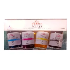 Set 4 tintas de acuarela Primarios Eclats J.Herbin 15ml
