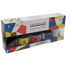 Set 5 Tintas de Dibujo Primarios Sennelier 30ml