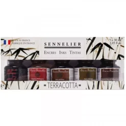 Set 5 Tintas de Dibujo Terracotta Sennelier 30ml