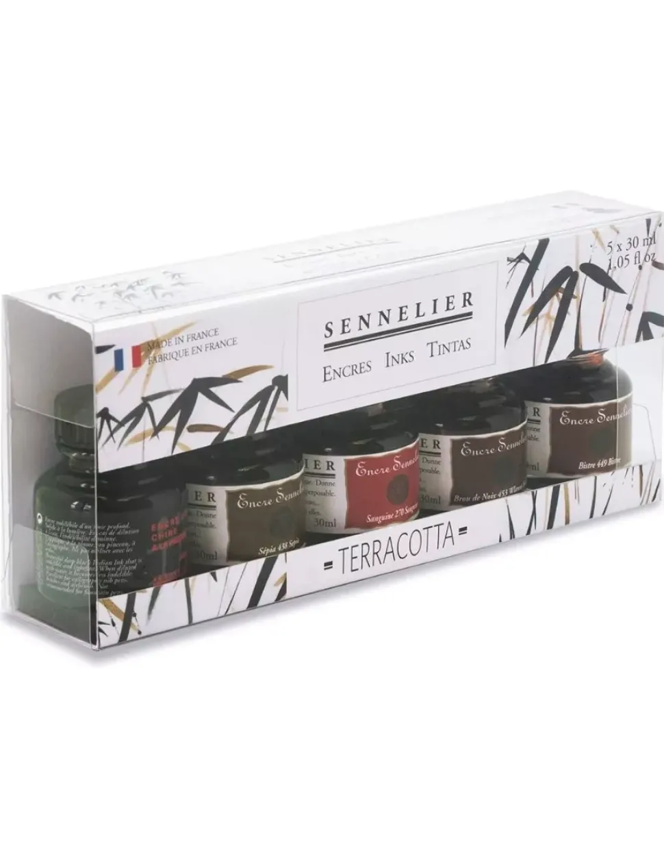 Set 5 Tintas de Dibujo Terracotta Sennelier 30ml