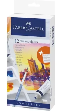 Set 12 Tubos Acuarela Creative Studio Faber-Castell